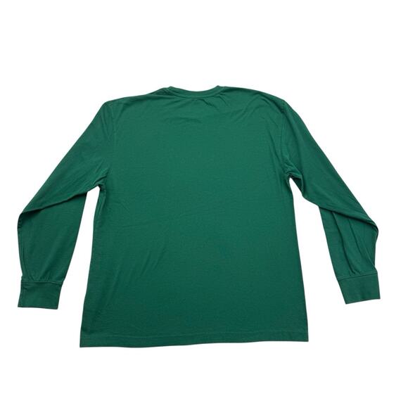 RedHead Shirt Mens Large L Green Christmas We Wish You A Merry Fishmas Fishing - Picture 2 of 11